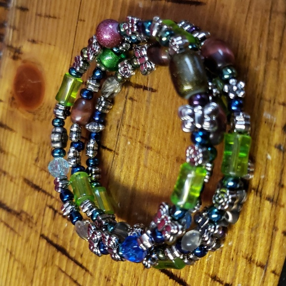 Set of handmade wrap bracelets - Picture 10 of 14